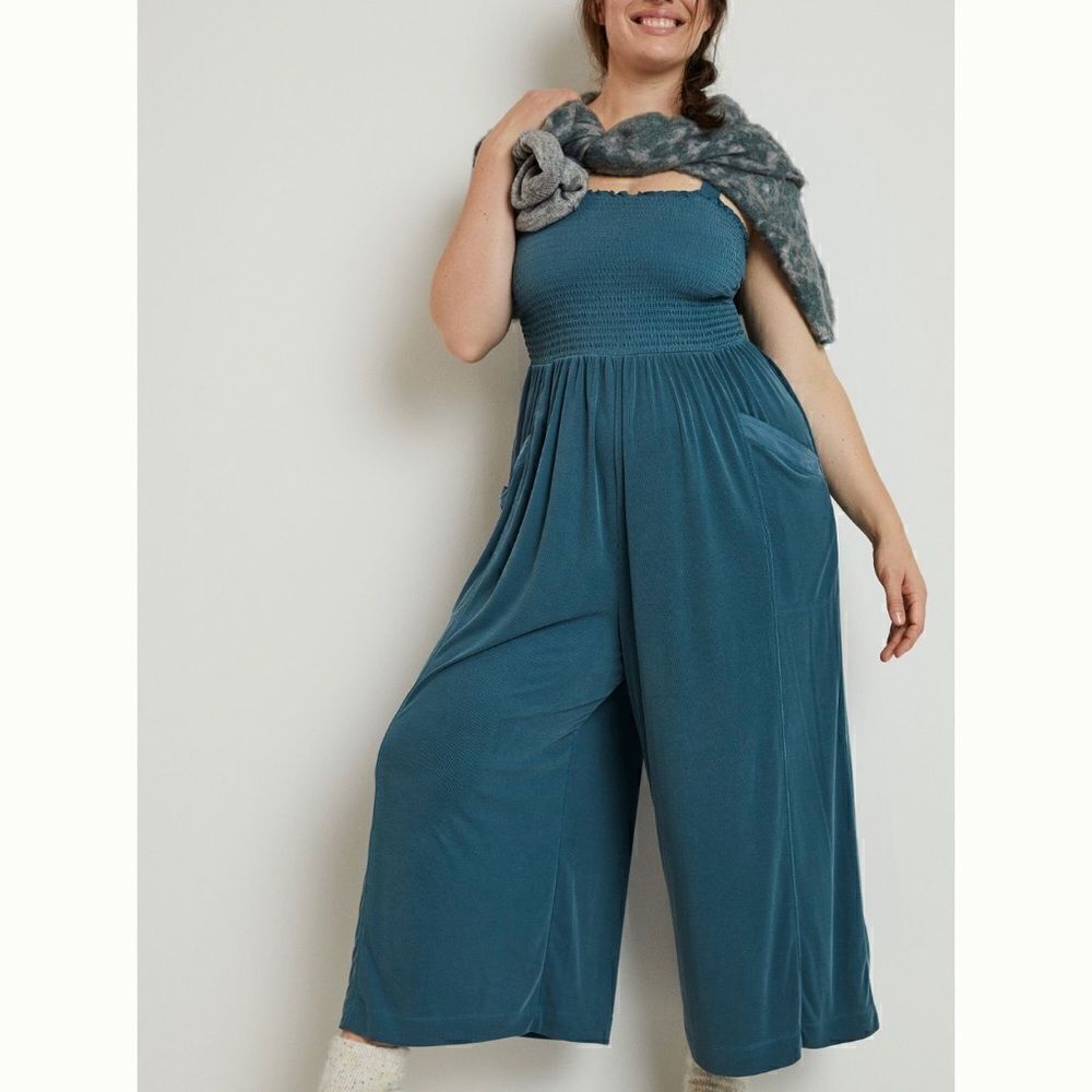 Anthropologie | Javier Smocked Jumpsuit | Saturday Sunday | Size: S Petite